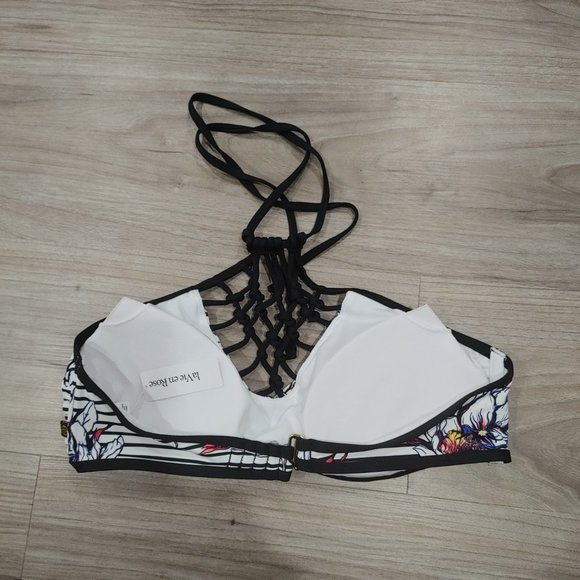 Size large la vie en rose high neck bikini top - Picture 2 of 3
